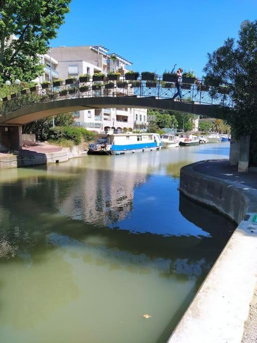 Appartement Avec Balcon, Bord Du Canal, Wifi. Narbonne Kültér fotó