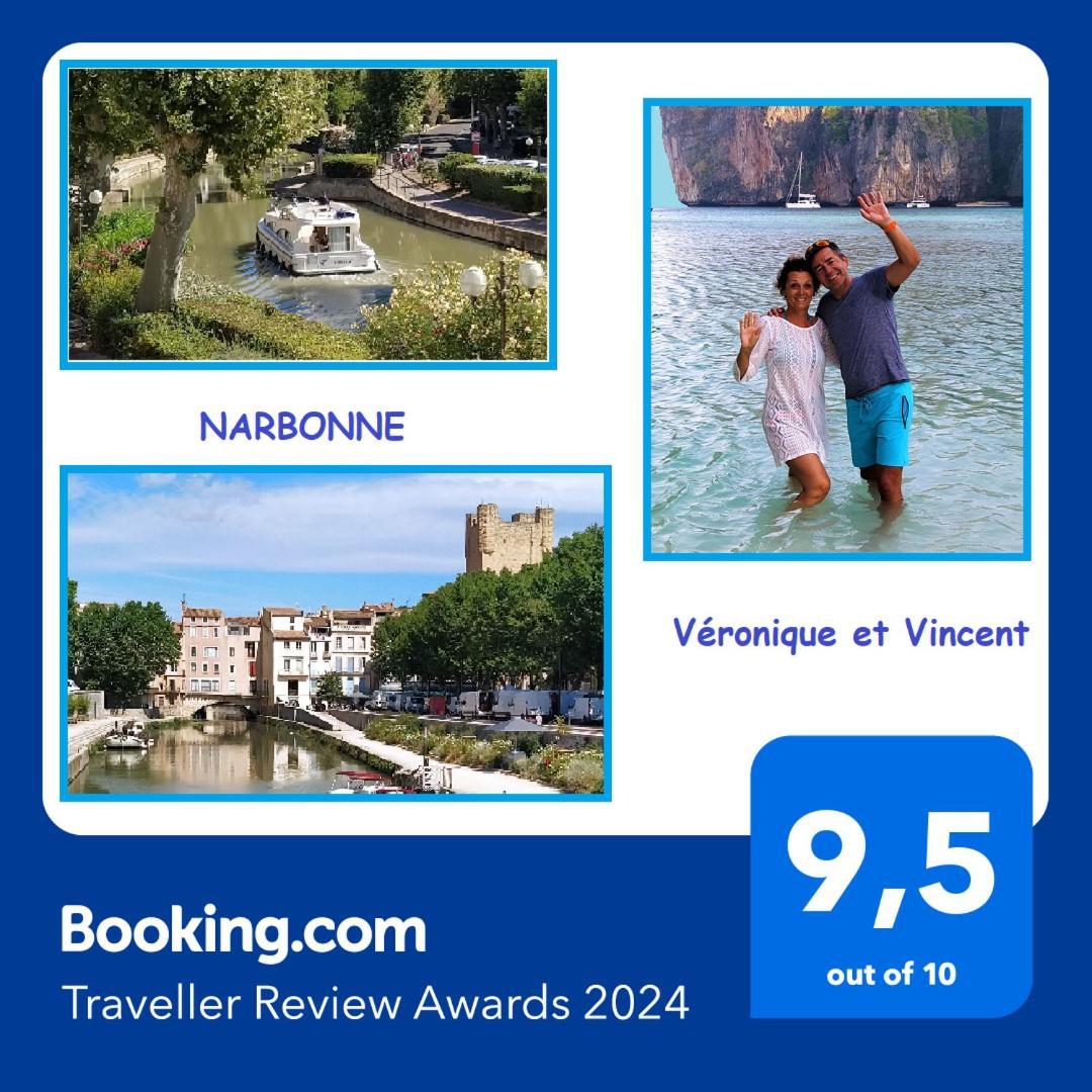 Appartement Avec Balcon, Bord Du Canal, Wifi. Narbonne Kültér fotó